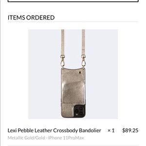 BANDOLIER GOLD/ GOLD CASE AND POUCH